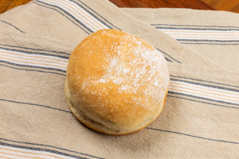 White Flour Top Hamburger 4.5" (12 Pack)
