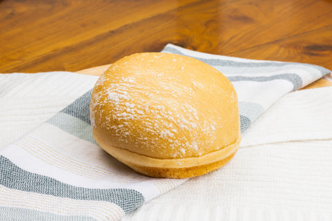 White Flour Top 4" Hamburger Bun (12 pack)