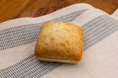 Parmesan and Rosemary 4"x4" Sliced Ciabatta (12 pack)